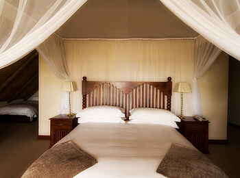 Ilala Lodge: Doppelbett im Deluxe-Zimmer