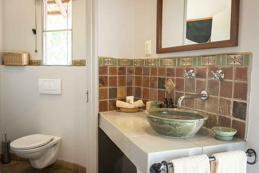 Mohlabetsi Safari Lodge: Das Badezimmer Mohlabetsi Safari Lodge: Das Badezimmer