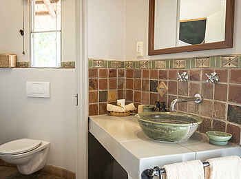 Mohlabetsi Safari Lodge: Das Badezimmer Mohlabetsi Safari Lodge: Das Badezimmer