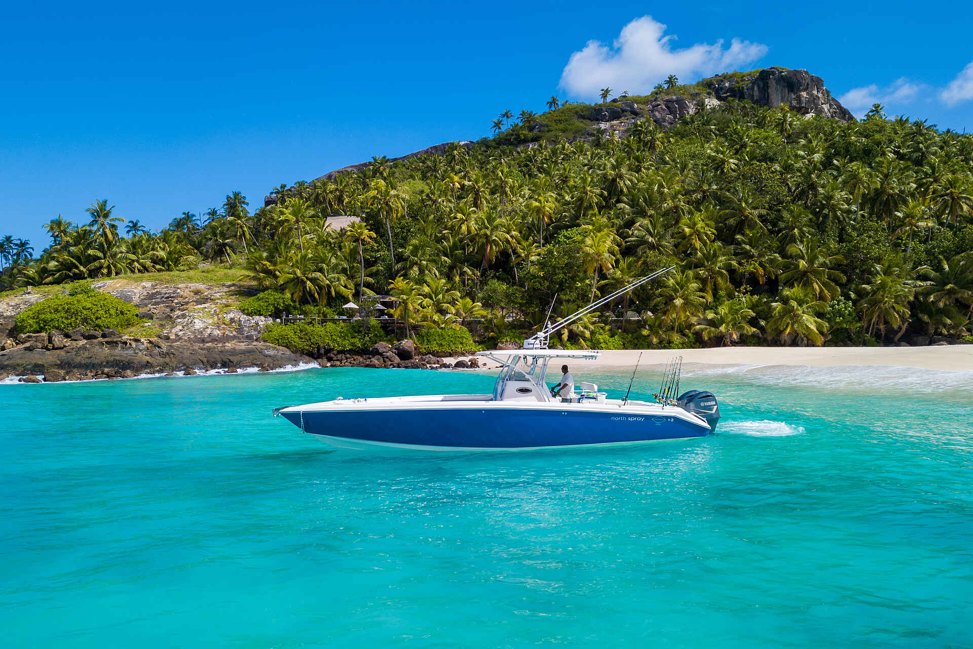 North Island: Ausflug mit einem Motorboot
