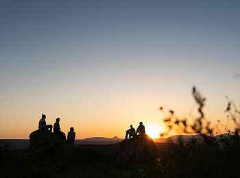 Simbavati Cederberg Ridge Lodge: Ein Sundowner Simbavati Cederberg Ridge Lodge: Ein Sundowner