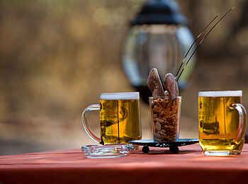 Waterberg Restcamp: Getränke unter freiem Himmel