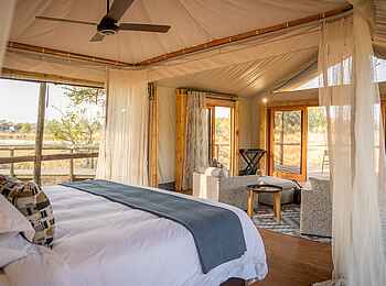 4 Rivers Camp: Blick nach draußen 4 Rivers Camp: Blick nach draußen