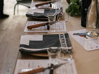 Babylonstoren: Gedeckter Dinner Tisch