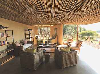 Kavinga Safari Camp: In der Lounge Kavinga Safari Camp: In der Lounge