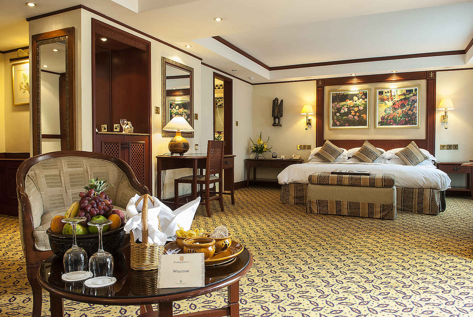 Nairobi Serena Hotel: Hübsch eingerichtete Suite Nairobi Serena Hotel: Hübsch eingerichtete Suite