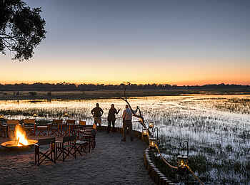 Sanctuary Chief's Camp: Boma mit Blick auf die Landschaft