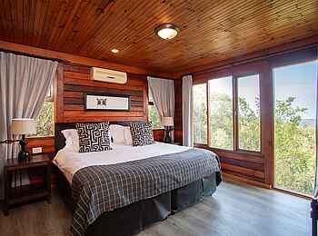 Kariega Main Lodge: Doppelbett Kariega Main Lodge: Doppelbett