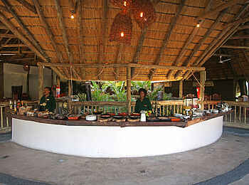 Nata Lodge: Lunchbuffet Nata Lodge: Lunchbuffet