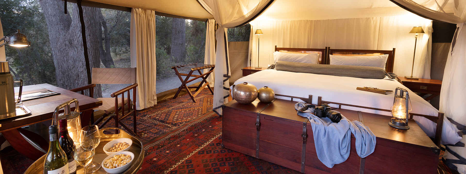 Okavango Explorers Camp: Schlafzimmer