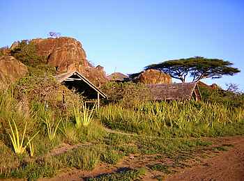 Olduvai Camp: Gästechalets am Hang