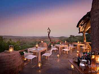 The Royal Madikwe: Star deck dining