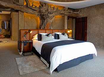 Sabi Sabi Earth Lodge: Amber Villa Schlafzimmer Sabi Sabi Earth Lodge: Amber Villa Schlafzimmer