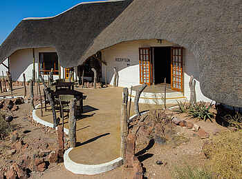 Desert Homestead: Eingang zur Rezeption