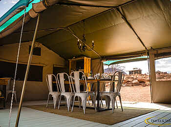 Ozondjou Trails: Das Speisezelt