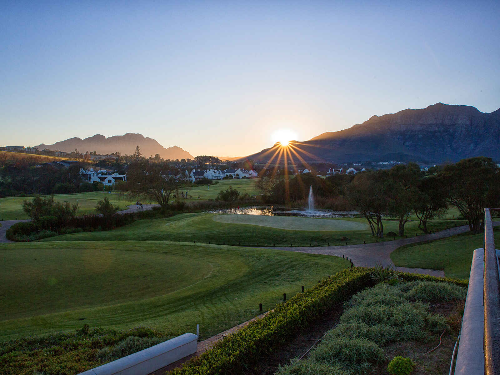 De Zalze Golf Club: Sonnenaufgang De Zalze Golf Club: Sonnenaufgang