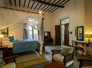 Ibo Island Lodge: Innenansicht des historischen Zimmers Luwa