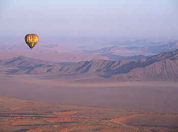 Kwessi Dunes Lodge: Ballonfahrt