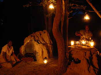 Macatoo Camp: Pizzaofen und Bar