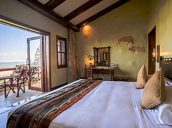 Ngorongoro Serena Safari Lodge: Doppelbett Ngorongoro Serena Safari Lodge: Doppelbett