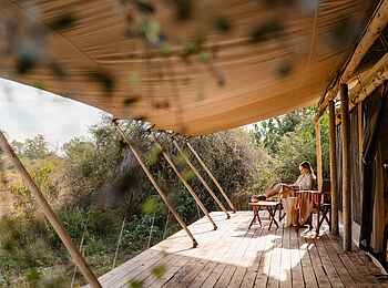 Nkasa Linyanti Camp: Entspannen auf der eigenen Terrasse