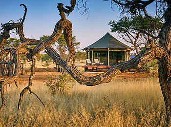 Otjimbondona Kalahari Lodge: Blick auf das Swallows Nest