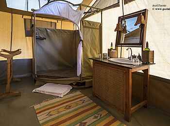 Porini Amboseli Camp: Im Bad Porini Amboseli Camp: Im Bad