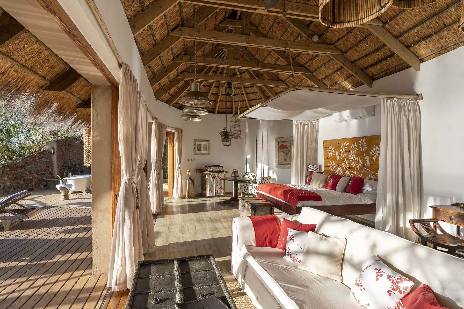 Tongabezi Lodge: Das Bird House