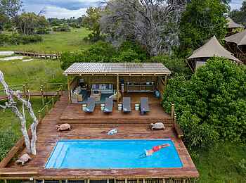 Tuludi Camp: Der Pool Tuludi Camp: Der Pool