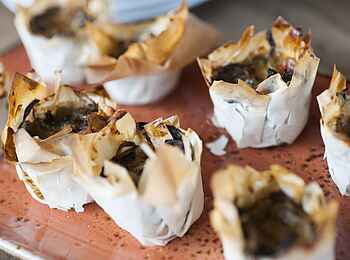 Legendary Mwiba Lodge: Canapes Legendary Mwiba Lodge: Canapes