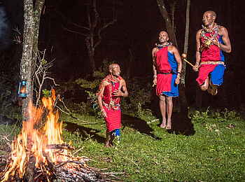 Losokwan Camp: Tanz der Masai