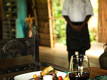 Ngaga Camp: Hervorragende Küche in der Wildnis