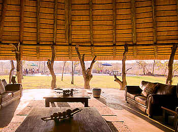 Wildtrack Safaris Eco Lodge: Blick aus der Lounge Wildtrack Safaris Eco Lodge: Blick aus der Lounge