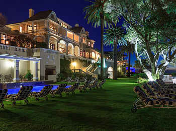 Ellerman House: Abendbeleuchtung Ellerman House: Abendbeleuchtung