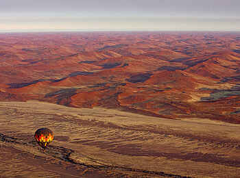 Kulala Desert Lodge: Eine Fahrt mit dem Heißluftballon