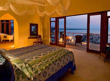 Pumulani Lodge: Doppelbett