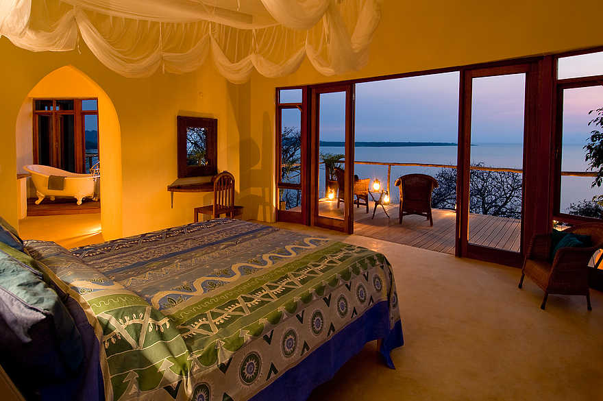 Pumulani Lodge: Doppelbett Pumulani Lodge: Doppelbett