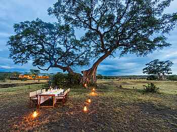 Saruni Leopard Hill: Dinner Saruni Leopard Hill: Dinner