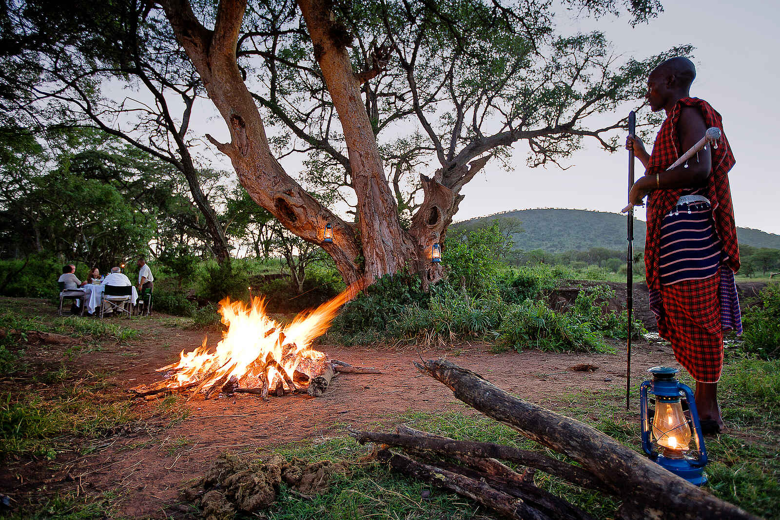 Serengeti Sopa Lodge: Sundowner Serengeti Sopa Lodge: Sundowner