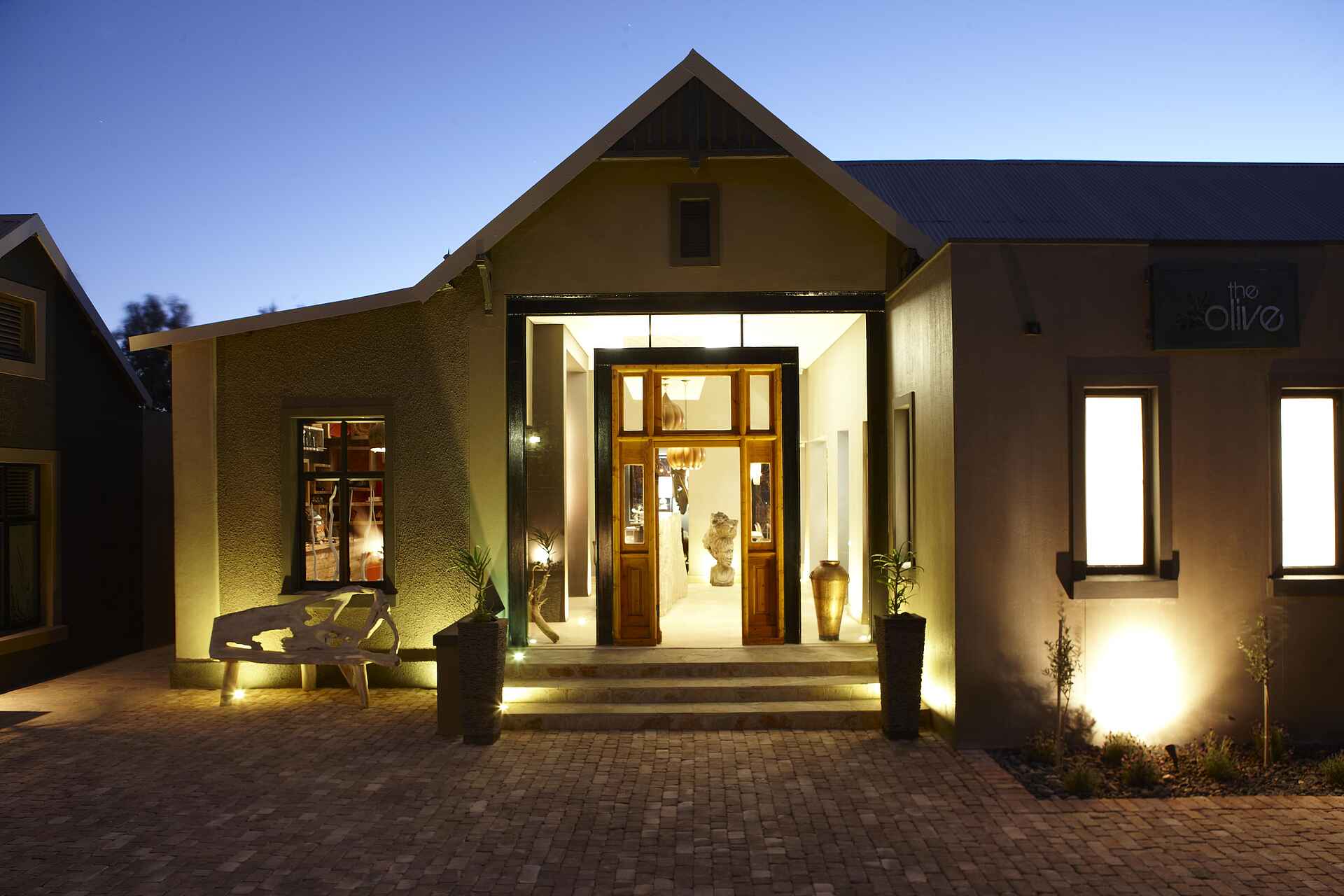 The Olive Exclusive, Außenansicht, Eingang, Olive Grove Guest House, Windhoek, Hauptstadtunterkunft