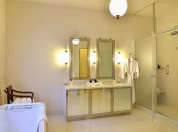 Victoria Falls Hotel: Badezimmer einer Präsidentensuite