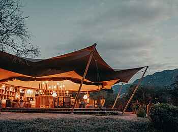 Wayo Manyara Green Camp: Blick auf Gemeinschaftsbereich