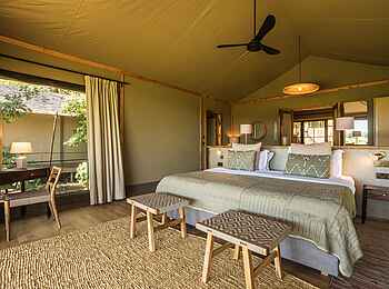 Wilderness Mara Camp: Family Suite Doppelbett