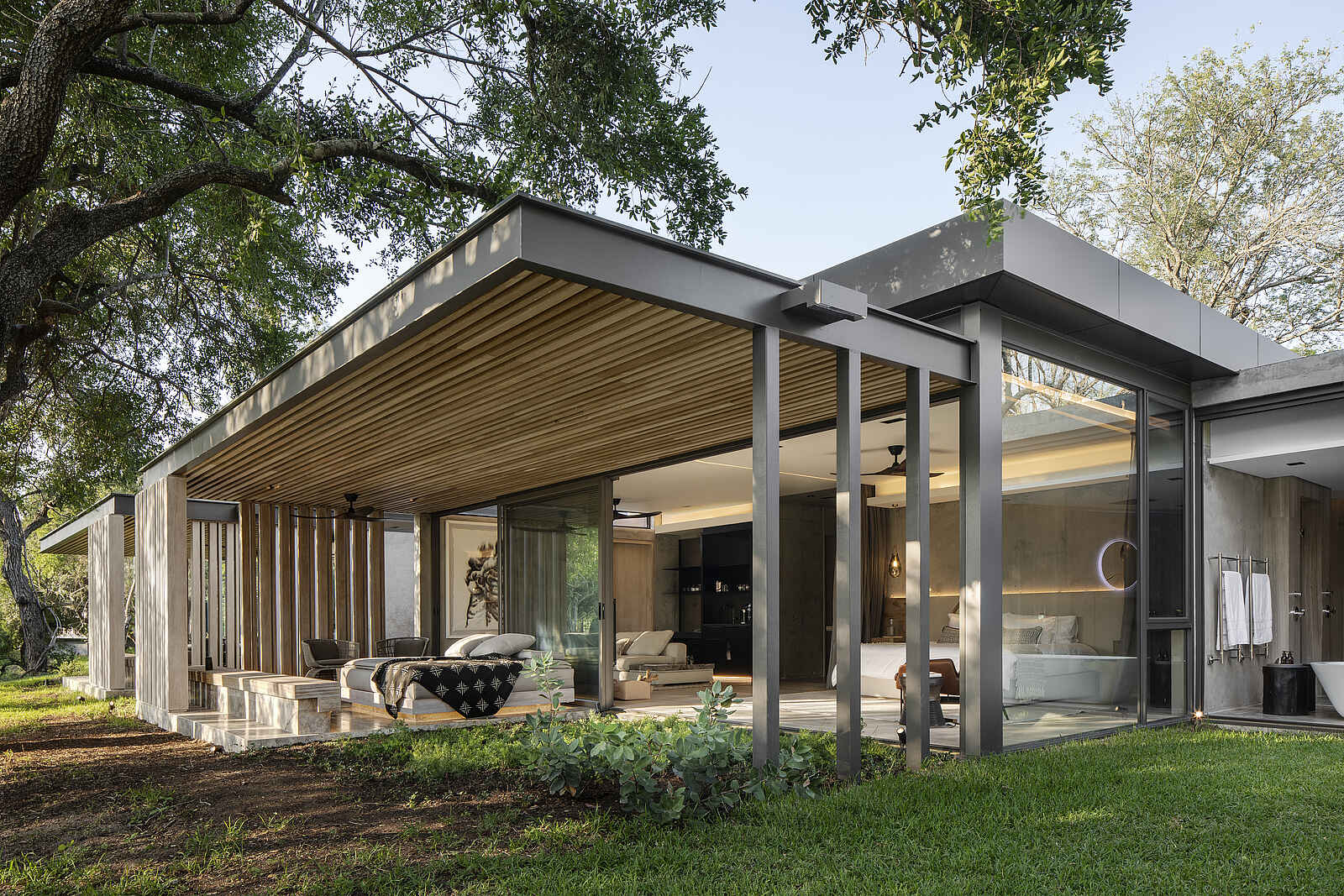 Cheetah Plains Karula House: Außensansicht einer Suite Cheetah Plains Karula House: Außensansicht einer Suite