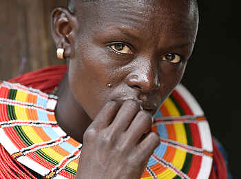 Koros Camp: Nachdenklicher Turkana-Mann