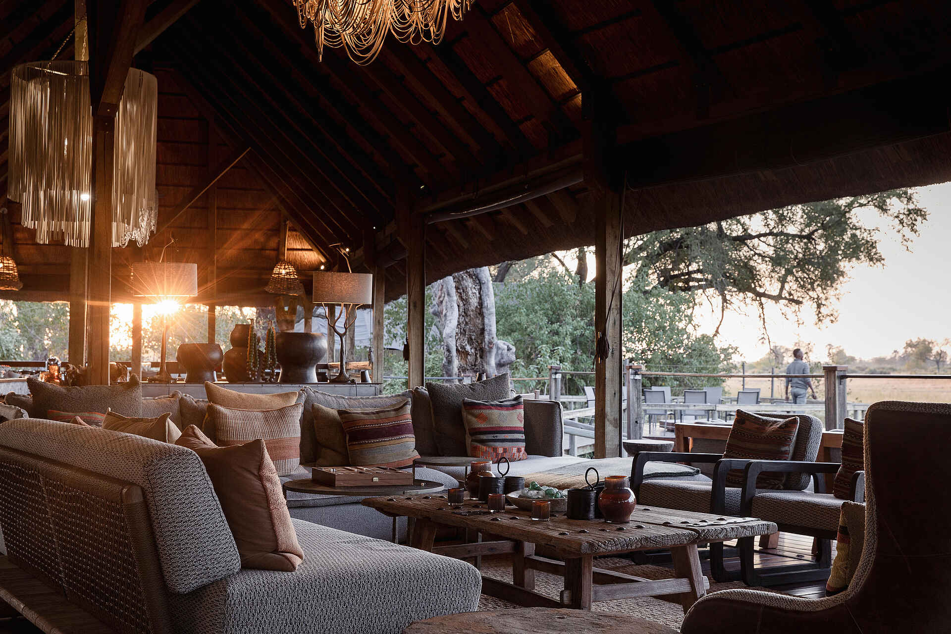 Chitabe Lediba Camp: Blick hinaus