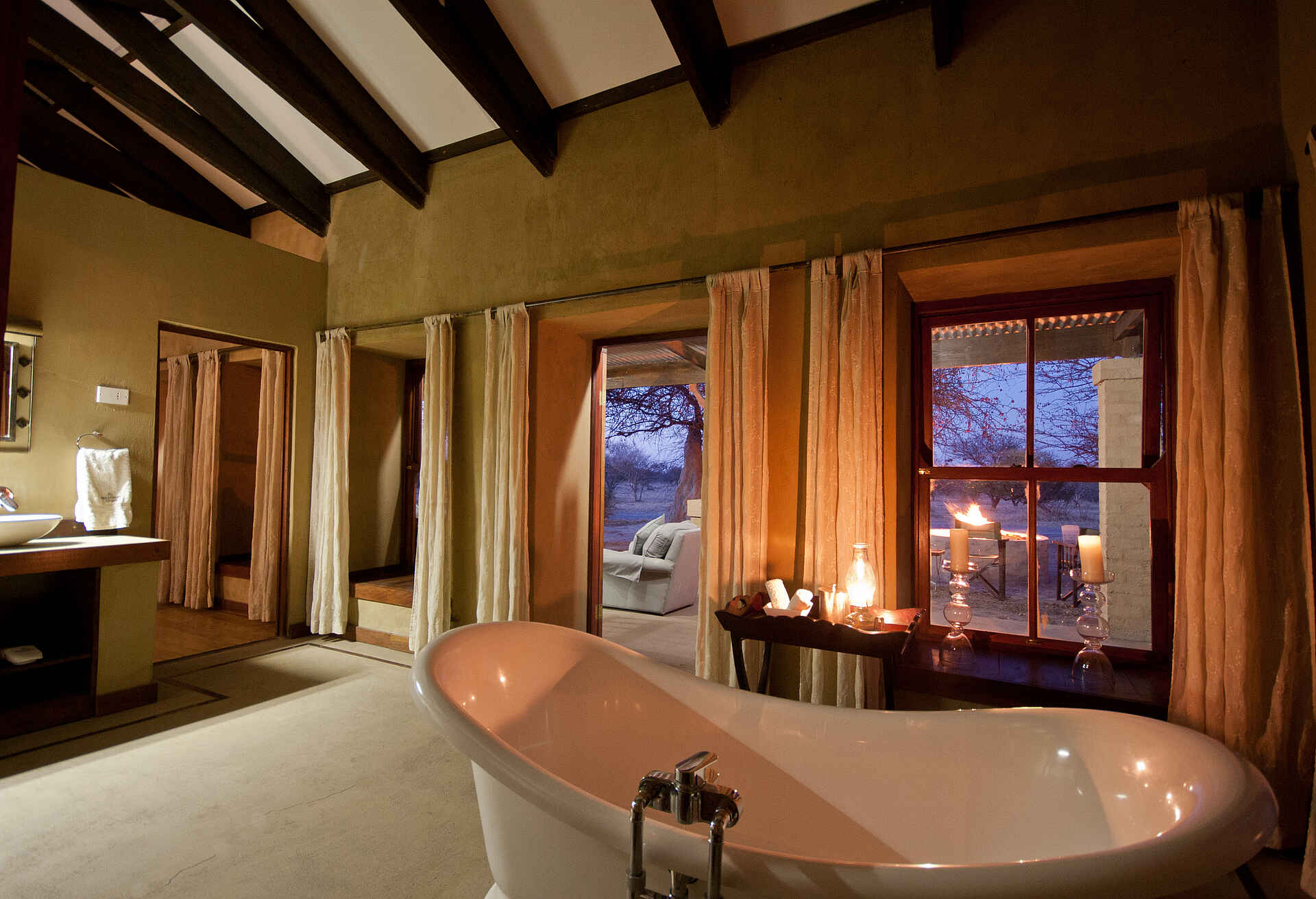 Deception Valley Lodge, Badezimmer, Kalahari Manor, unterkunft