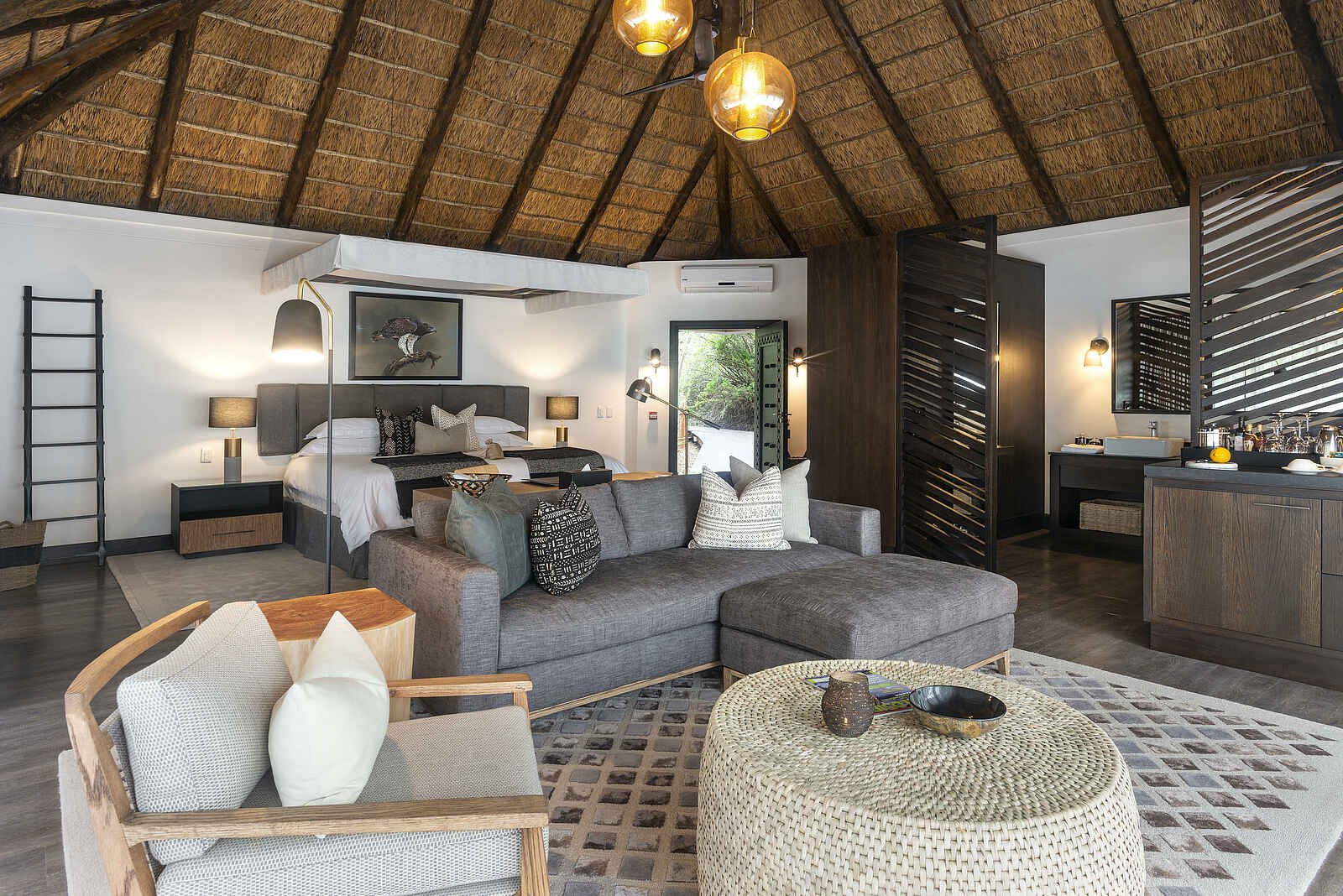 Eagles Crag Lodge: Blick in eine Suite Eagles Crag Lodge: Blick in eine Suite