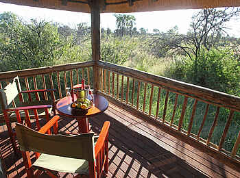 Nata Lodge: Private Veranda Nata Lodge: Private Veranda