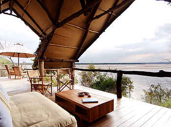 Sand Rivers Selous: Blick auf den Rufiji River